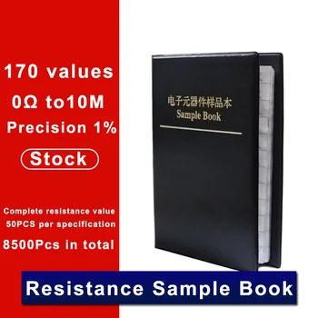 0402 Набор микросхемных резисторов SMD 1% FR-07 SMT 170 значений 0R-10M Книга образцов