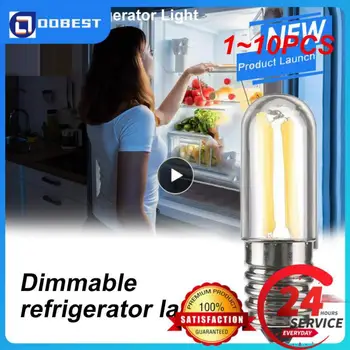1 ~ 10 шт. Лот Dimmable Mini E14 E12 LED Холодильник С Морозильной Камерой Накаливания COB Лампы Накаливания 1 Вт 2 Вт 4 Вт Теплая/ Холодная Белая Лампа 110 В 220 В