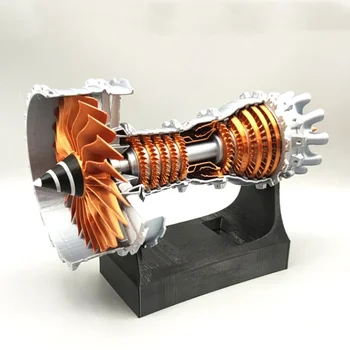 150 + мини-турбовентиляторный двигатель, соберите модель турбовентиляторного двигателя самолета, сделайте своими руками Электрический Научный эксперимент, Игрушку Для мужчин в подарок