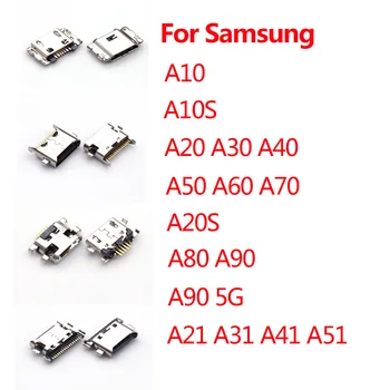 20 шт. Разъем Зарядного порта Для Samsung Galaxy A90 A80 A70 A60 A50 A40 A30 A20 A10 S USB Разъем Зарядного устройства Док-станция