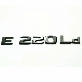 2018 Стиль Новые Глянцево-Черные Буквы Эмблема Значки Логотип для Mercedes Benz E200d A220d C220d E220d C250d E350d G350d