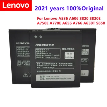 2021 Новый 2000 мАч BL210 Аккумулятор для Lenovo A536 A606 S820 S820E A750E A770E A656 A766 A658T S650 Телефон Заменить аккумулятор