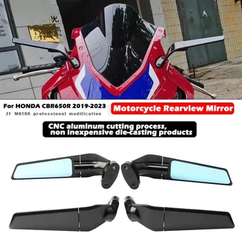 2023 CBR 650R Мотоцикл Черный Регулируемые Зеркала Заднего Вида Стелс-Зеркала Крылышки Для HONDA CBR650R 2019-2022 23