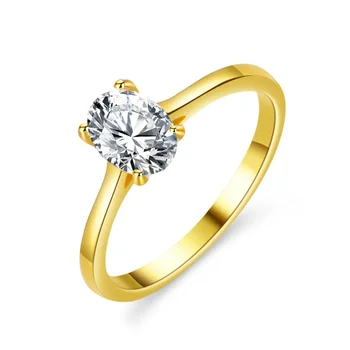 2023 Новое кольцо из серебра 925 пробы, 18-каратное позолоченное кольцо, обручальное кольцо овальной огранки, женское обручальное кольцо с обещанием
