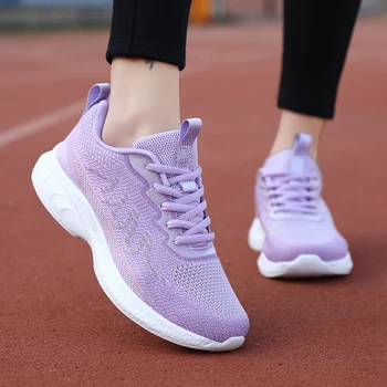 2023 Новые Модные женские кроссовки для бега, Дышащая Женская Удобная спортивная обувь для бега, обувь для фитнеса для девочек