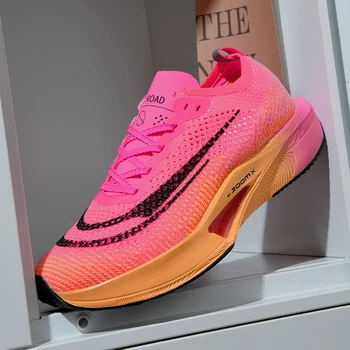 2023 Новые кроссовки с карбоновой пластиной на ладони для мужчин и женщин, марафонские гонки, Амортизирующая спортивная обувь, Тренировочная обувь 45