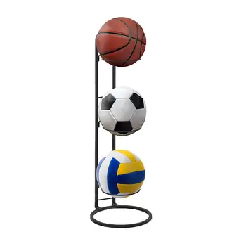 2023 Футбольный Баскетбольный Волейбольный Стеллаж для хранения, экономия места, Баскетбольные аксессуары, стойка для футбола, стенд для гаража