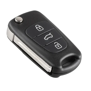 3 Кнопки Флип Складной Чехол Для Дистанционного Ключа Автомобиля Hyundai I20 I30 IX35 I35 Accent Kia Picanto Sportage K5 Чехол Для Дистанционного Ключа Автомобиля