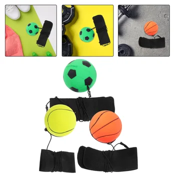 3шт спортивных мячей, браслеты, браслет с обратным мячом, Резиновый браслет, Сувениры для детских вечеринок