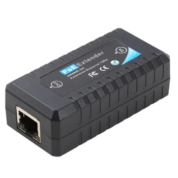 5X 1-Портовый POE Удлинитель 10/100 Мбит/с Со Стандартным Входом/Выходом IEEE 802.3Af Для IP-камеры, Дальность передачи 120 метров