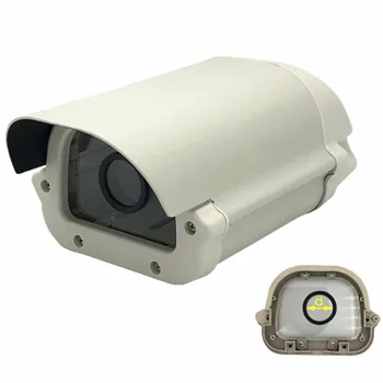 6-дюймовый наружный водонепроницаемый корпус камеры видеонаблюдения, всепогодный корпус из алюминиевого сплава, крышка с вырезом для объектива для камеры видеонаблюдения
