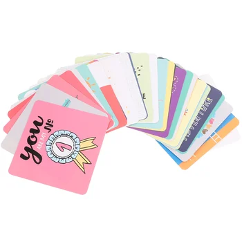 60 шт Удобная Милая карточка для поощрительных заметок Детские открытки, Прекрасная коробка для ланча