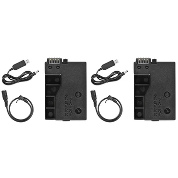 ABGZ-2X DR-E8 Фиктивный Аккумулятор С Блоком питания Постоянного тока Замена кабеля USB-адаптера Для LP-E8 Для Canon EOS 550D 600D 650D 700D DSLR