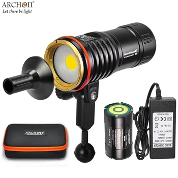 ARCHON DM10 Макс 2700 люмен HD видео дайвинг фоторафия свет Подводный 100 м дайвинг видео точечный свет погружение заполняющий свет факел