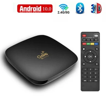 Android TV Box Q96 IPTV M3U Совместим С Ресивером 2,4 G 5,8 G WiFi 4K HD Цифровой Видеоплеер 2G 16G Smart TV BOX