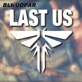 BLKUOPAR Силуэт логотипа игры The Last of Us Автомобильная наклейка Индивидуальность Водонепроницаемая Солнцезащитная наклейка на окна RV Наклейка на мотоцикл