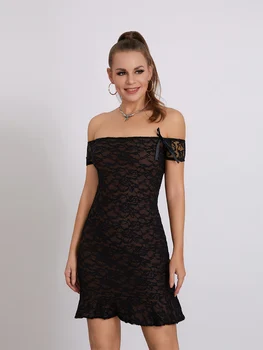 CHQCDarlys, женское сексуальное элегантное кружевное платье, прозрачное облегающее платье из сетки, платья для отдыха, Пляжа, вечеринки, Клубные платья