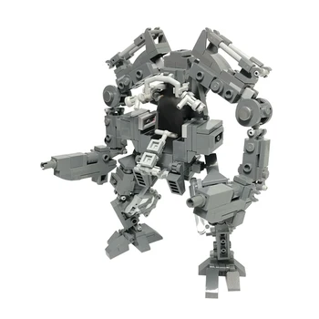 Gobricks MOC The Matrixed-Робот APU Ideas Set Строительные Блоки Movie Mech Combat Черная Модель Машин Игрушки Кирпичи Подарки Для детей