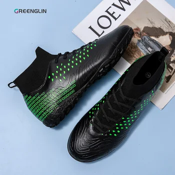 Greenglin 35-48 Профессиональная Детская футбольная обувь, Футбольная обувь, мужская футбольная обувь для футзала, Спортивные кроссовки, футбольные бутсы для тренировок