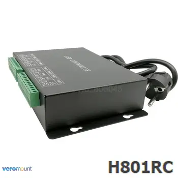 H801RC 8-портовый ведомый светодиодный пиксельный контроллер Работает с компьютерной сетью или контроллером Marster (H803TV или H803TC), который управляет 8192 пикселями