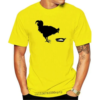 Kaus Ayam & Telur BANKSY Baru-Ukuran Kecil Hingga 3XL