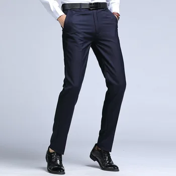 MRMT 2023, Совершенно новые мужские костюмные брюки, Мужская деловая Черная Тонкая мужская прямая официальная одежда, Повседневные брюки, мужские брюки
