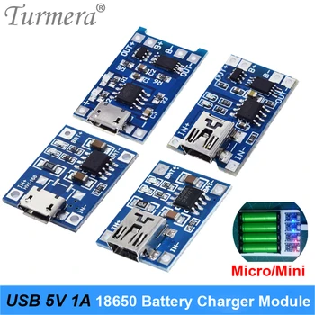 Micro USB 5V 1A 18650 TP4056 Модуль зарядного устройства для литиевой батареи Зарядная плата с защитой Двойные функции Использование литий-ионного аккумулятора 1A