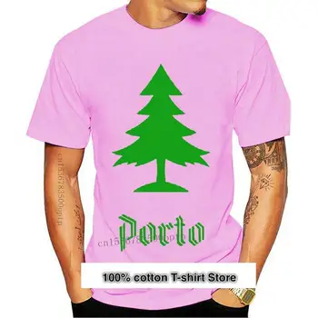 Nueva camiseta de hombre Porto árbol de Navidad de la familia Simple camiseta y Eacutel y eacutegant