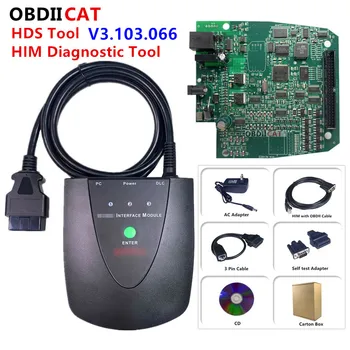 OBDIICAT-новейшая версия V3.103.066 HDS HIM С Двухплатным диагностическим инструментом для Hon-da С разъемом Z-TEK USB1.1 к RS232