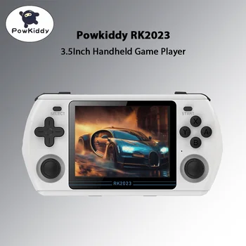 Powkiddy RK2023 Ретро Портативная Игровая консоль 3,5-Дюймовый IPS Экран RK3566 256 ГБ 30 000 + Игр Установлена Ретро Игровая консоль