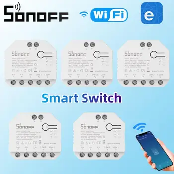 SONOFF DUAL R3 Lite Двойной релейный модуль DIY MINI Smart Switch с двусторонним управлением синхронизацией через eWeLink Alexa Google Smart Home