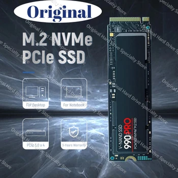 SSD 4 ТБ высокоскоростной 990pro PCIe 4.0 NVMe 4.0 M.2 2280 1 ТБ 2 ТБ 8 ТБ SSD Внутренний твердотельный жесткий диск HDD для портативных ПК PS4 PS5