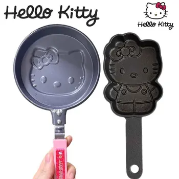 Sanrio Форма для яиц Hello Kitty, перевернутая форма для омлета, кухонные инструменты для завтрака, мини-милая мультяшная детская добавка, подарок для сковороды для яиц