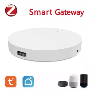 Tuya Smart Gateway Hub, многомодельный мост для Умного дома, Wi-Fi Приложение ZigBee, Беспроводной пульт дистанционного управления Alexa