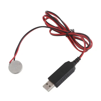 USB 5V2A Входной Зарядный Кабель Шнур для Устройств с Батарейным Питанием CR2032 3V Выходной Универсальная Портативная Проводная Линия T5EE