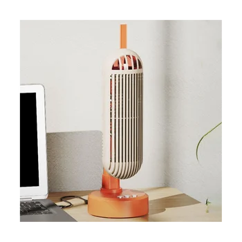 USB-башенный вентилятор с аккумулятором 2400 мАч, перезаряжаемый башенный настольный вентилятор, портативный настольный охладитель воздуха для учебы в кемпинге-B