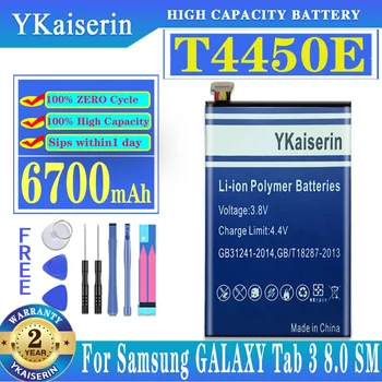 Ykaiserin Высококачественный Сменный Аккумулятор Смартфона T4450E Для Samsung GALAXY Tab 3 Tab3 8.0 SM T310 T311 6700mAh