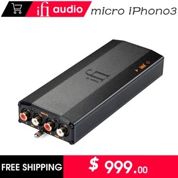 iFi micro iPhono3 Black Label MM / MC Черный Резиновый Усилитель музыкального автомата для домашнего профессионального альбома Hifi Music Audio Amplifier