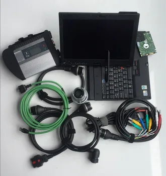 mb sd connect compact 4 MB Star C4 с диагностическим программным обеспечением 2023.12 hdd в сенсорном экране x200t на 90% Новый инструмент диагностики ноутбука