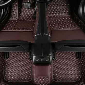Автомобильные коврики на заказ для Cadillac Escalade 2007-2010 годов выпуска Салон из искусственной кожи 100% Подходит Детали Автомобильные Аксессуары