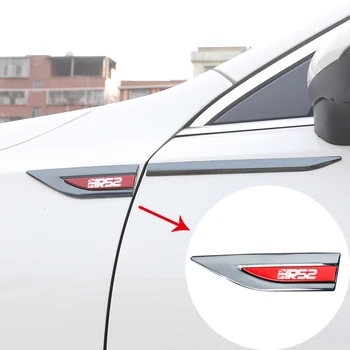 Автомобильные металлические наклейки с логотипом на крыло, персонализированные декоративные боковые маркеры для Mini R52 с логотипом автомобильных аксессуаров