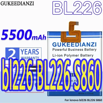 Аккумулятор GUKEEDIANZI большой емкости 5500 мАч для lenovo bl226 BL226 S860