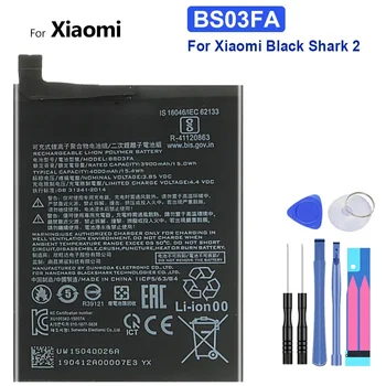 Аккумулятор мобильного телефона 4000 мАч BS03FA для Xiaomi Black Shark 2 Shark2 Аккумуляторные батареи + Бесплатные инструменты