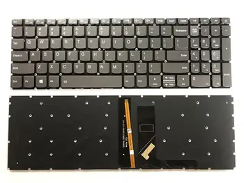 Американская клавиатура для Lenovo Ideapad S340-15IWL, S340-15API, S340-15IML с подсветкой (кнопка питания)
