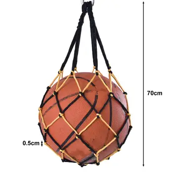 Баскетбольная сетка, сетчатая спортивная сумка, Прочная сумка для мультиспортивного инвентаря, Баскетбол, Волейбол, футбол, Износостойкая, прочная