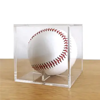 Бейсбольная коробка Golf 80 мм Держатель дисплея Водонепроницаемая Пылезащитная Коробка для хранения сувениров Легкая защита от бейсбола
