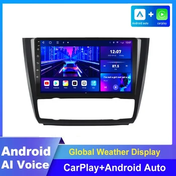 Беспроводной Carplay Android 13 Для BMW 1 Серии E88 E82 E81 E87 2004-2012 Автомобильный Радио Мультимедийный Видеоплеер GPS Навигация Авто