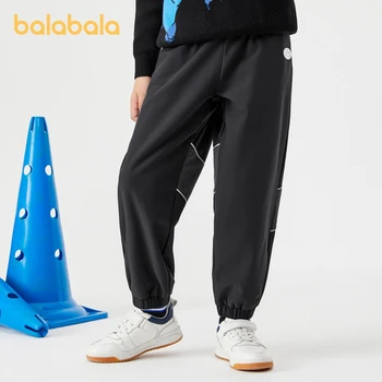 Брюки для мальчиков Balabala Kids Удобные зимние брюки плюс модные бархатные теплые брюки