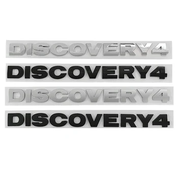 Буквы логотипа Discovery из 3D ABS Передний капот автомобиля Решетка капота Значок багажника для Land Rover Discovery 4 Наклейка с эмблемой Аксессуары