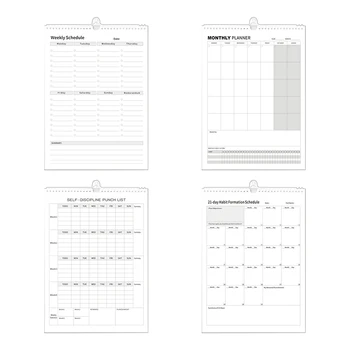 Бумажный календарь, доска, месяц, бланк для сухого стирания, планировщик, ежемесячные рабочие доски для планирования